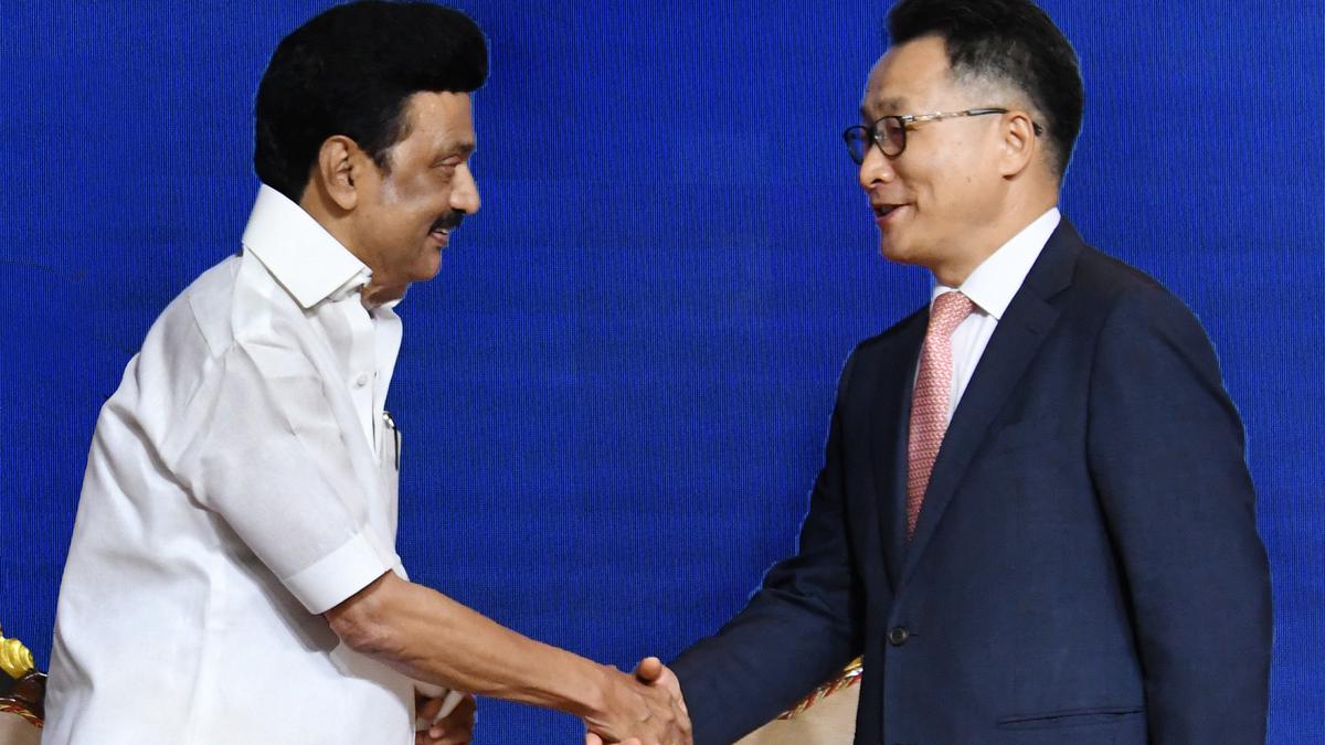 Tamil Nadu clinches ₹20,000-crore deal with Hyundai - The Hindu