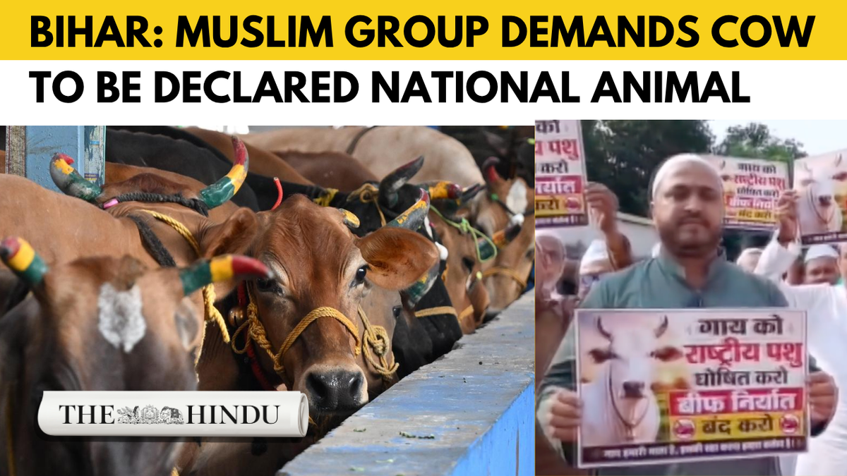 Muslim group in Bihar raises demand on cow protection and ban on beef export