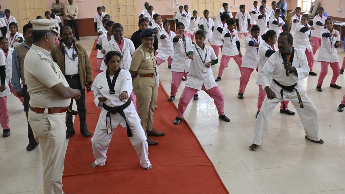 Self-defence classes for students inaugurated by Nilgiris police