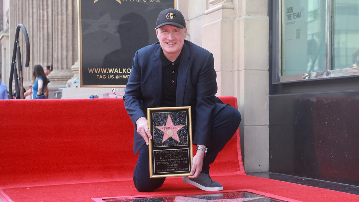 Marvel boss Kevin Feige gets star on Hollywood Walk of Fame - The Hindu