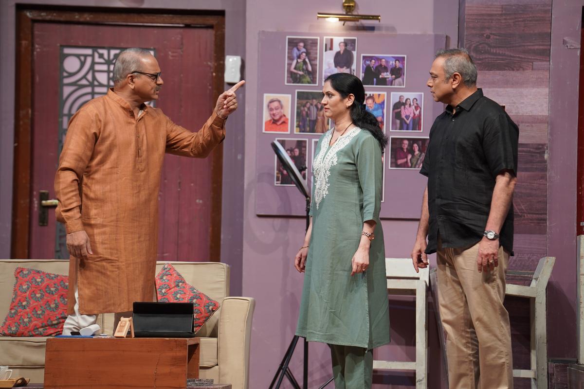 Una scena della commedia 