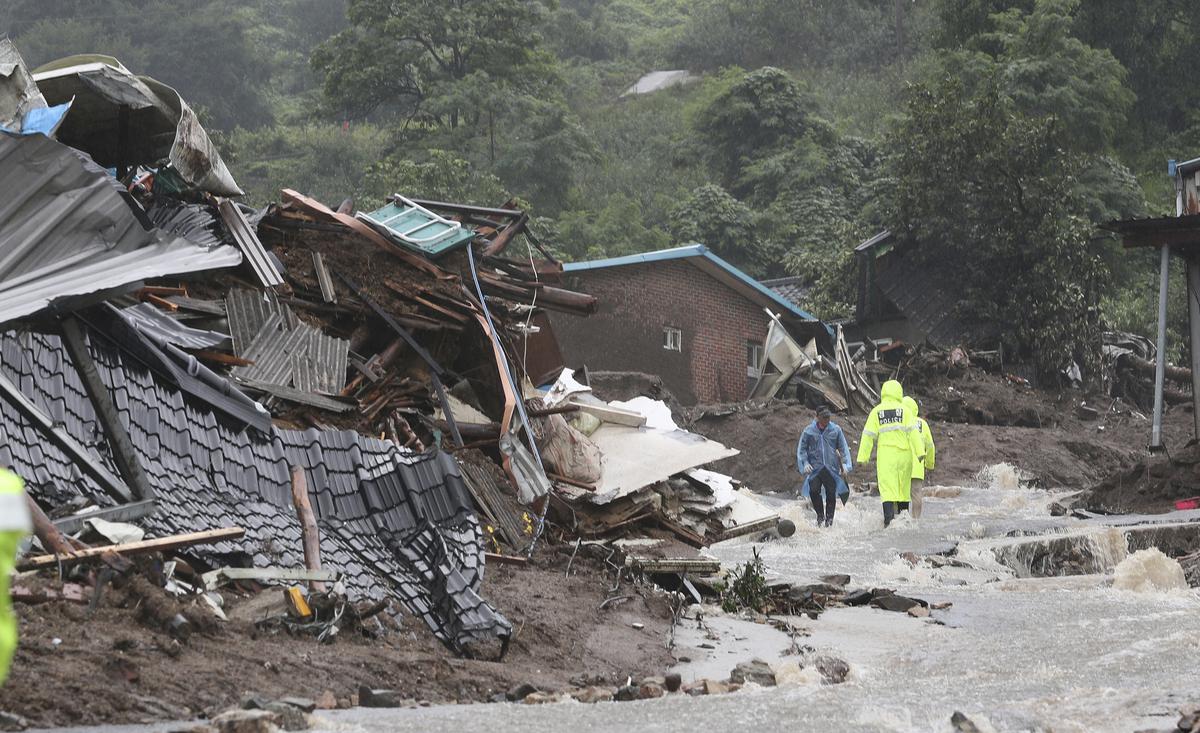 Torrential rains in South Korea kill at least seven in landslides, floods -  The Hindu