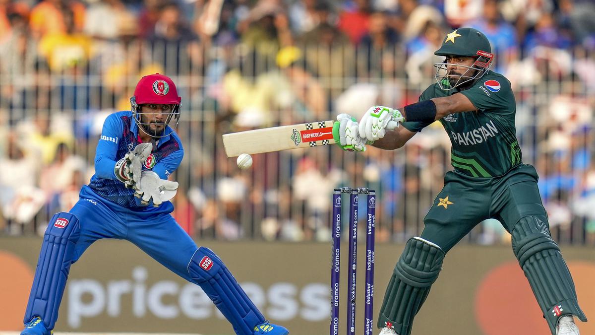 PAK vs AFG | Fifties from Babar, Shafique help Pakistan post 282/7