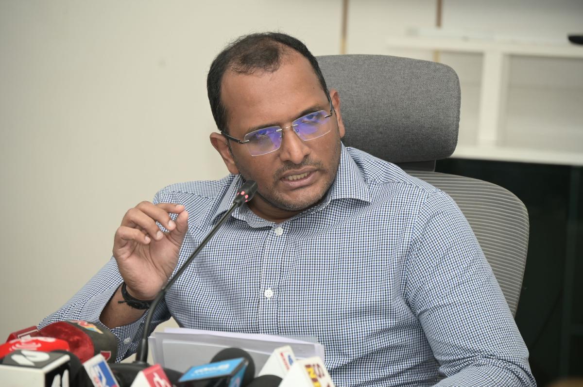 Visakhapatnam District Collector M N Harendhira Prasad.