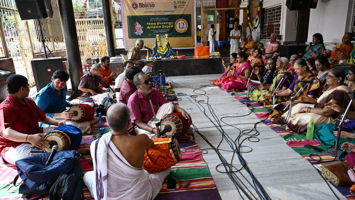 Bharatiya Vidya Bhavan holds 12th Thyagaraja Aradhana programme