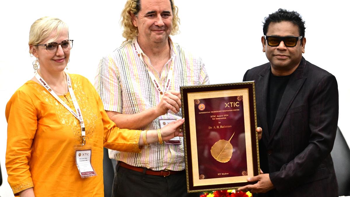 A.R. Rahman honoured with ‘XTIC Award 2024 for Innovation’ for VR film Le Musk