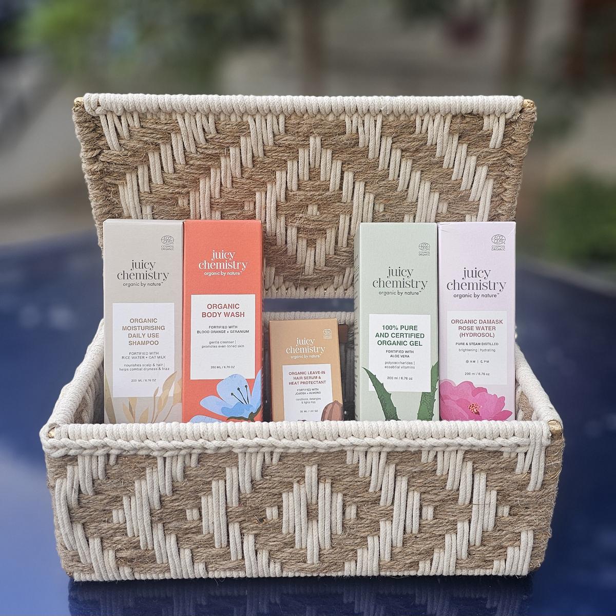 Their collaboration with Sirohi celebrates conscious luxury, blending certified-organic skincare with artisan design. Their collaboration with Sirohi celebrates conscious luxury, blending certified-organic skincare with artisan design.