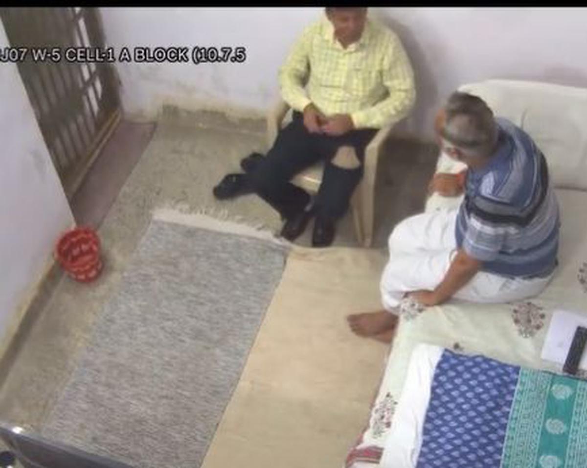 New CCTV visuals: Jailed AAP Minister Satyendar Jain’s ‘meeting’ with Tihar Jail superintendent