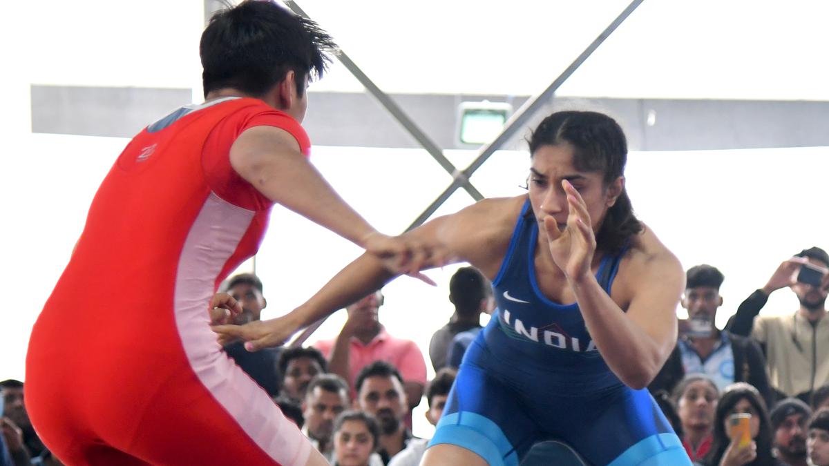 asian olympic games qualifier all indian eyes on wrestler vinesh as she targets ticket to paris