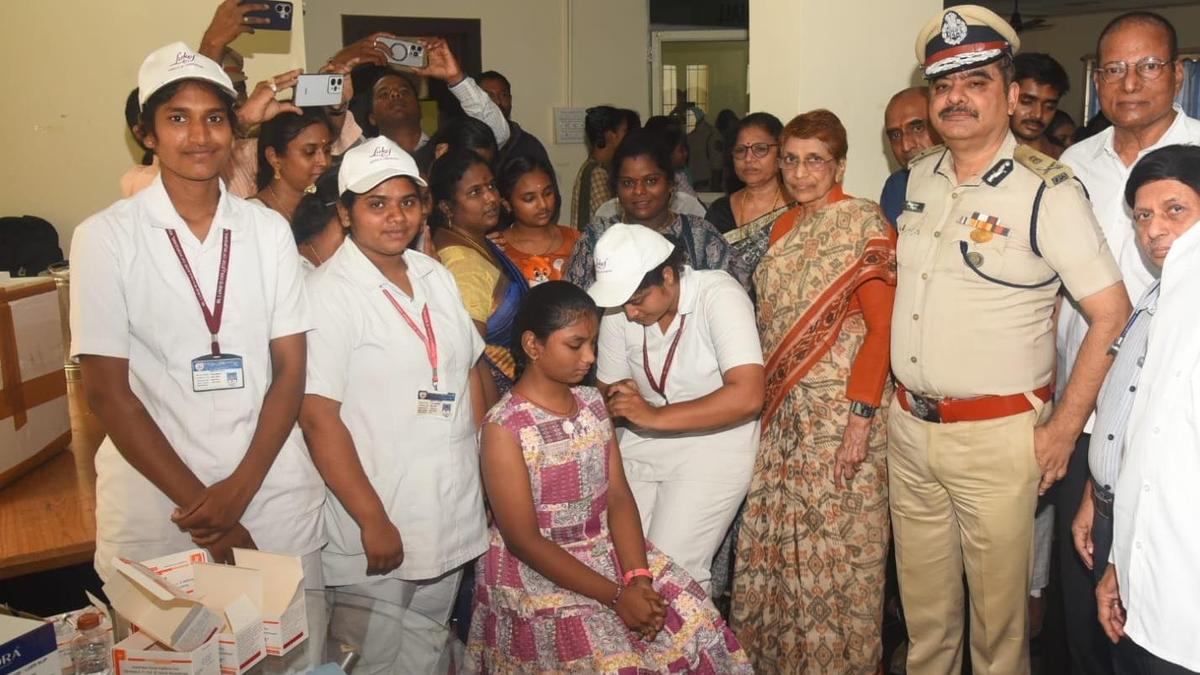 HPV vaccination drive unveiled in Vizag; 800 girls expected to take shot HPV vaccination drive unveiled in Vizag; 800 girls expected to take shot