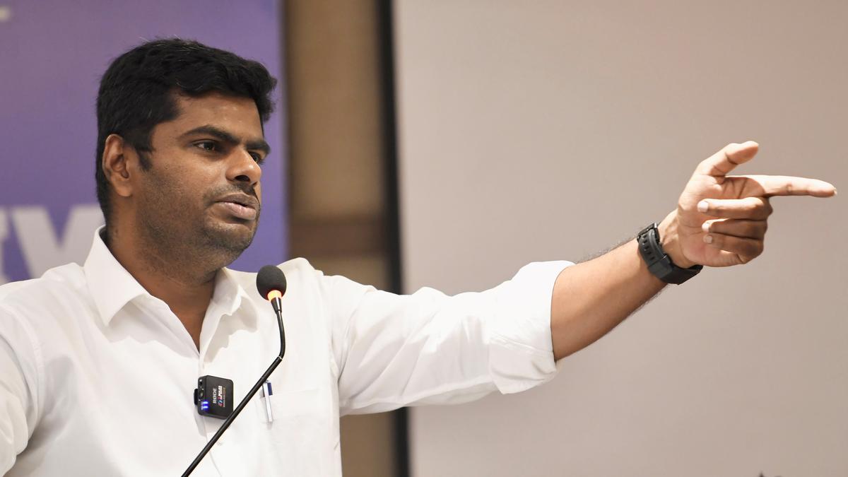 Annamalai flays T.N. govt. over delay in publishing details of candidates selected for the post of Sub-Inspector of Police