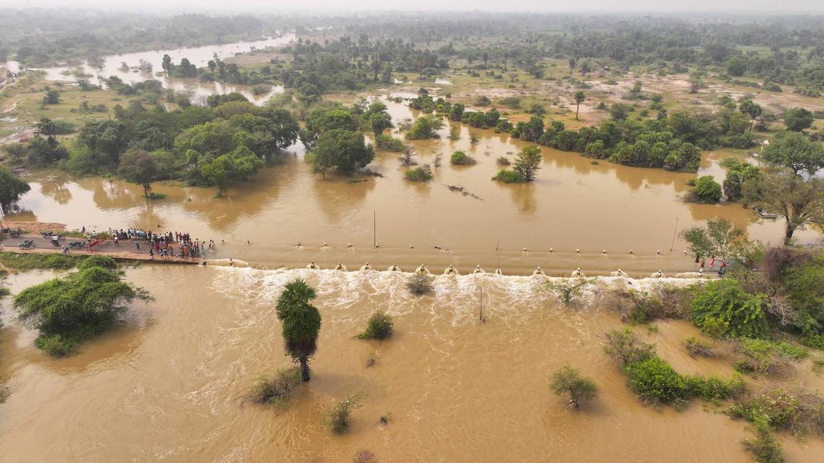 People stranded in many low-lying areas of Sivaganga villages