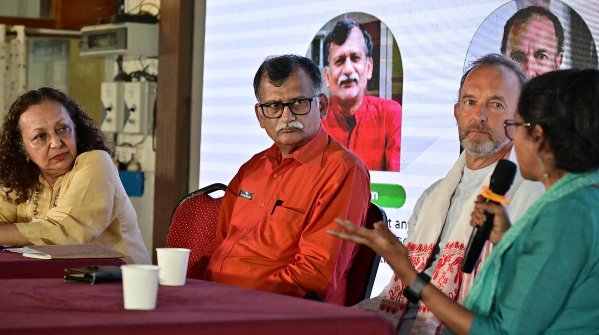 (From left) Nina Chandavarkar, Ravi Chellam, Dr. Alister Scott, and Seema Mundoli.