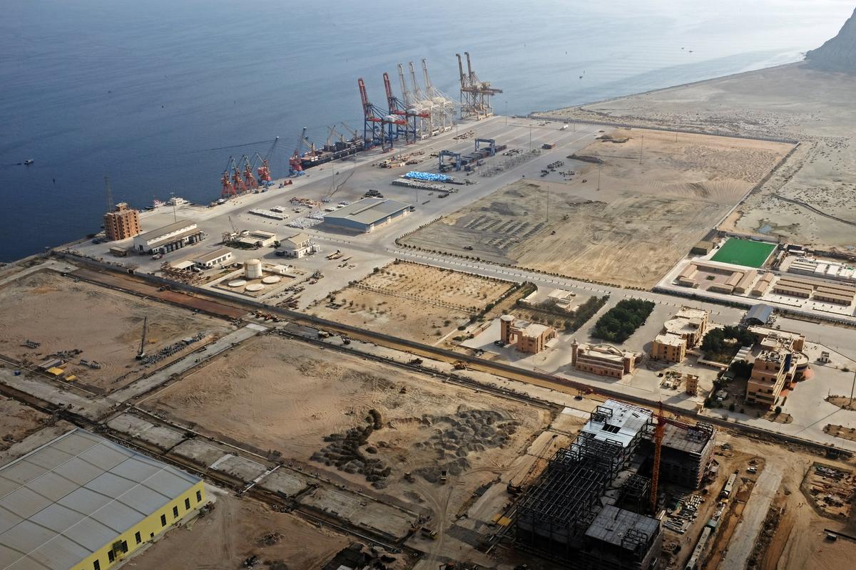File photo: A general view of Gwadar port in Gwadar, Pakistan, October 4, 2017. 