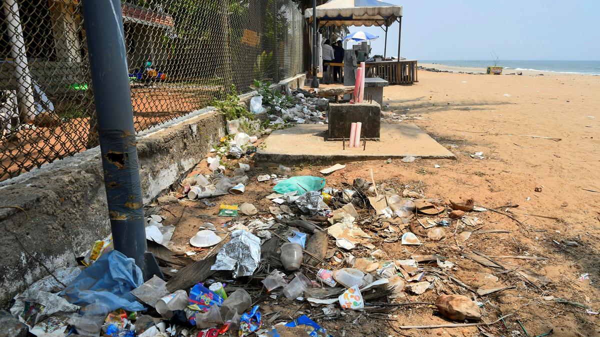 Litter menace plagues Promenade beach