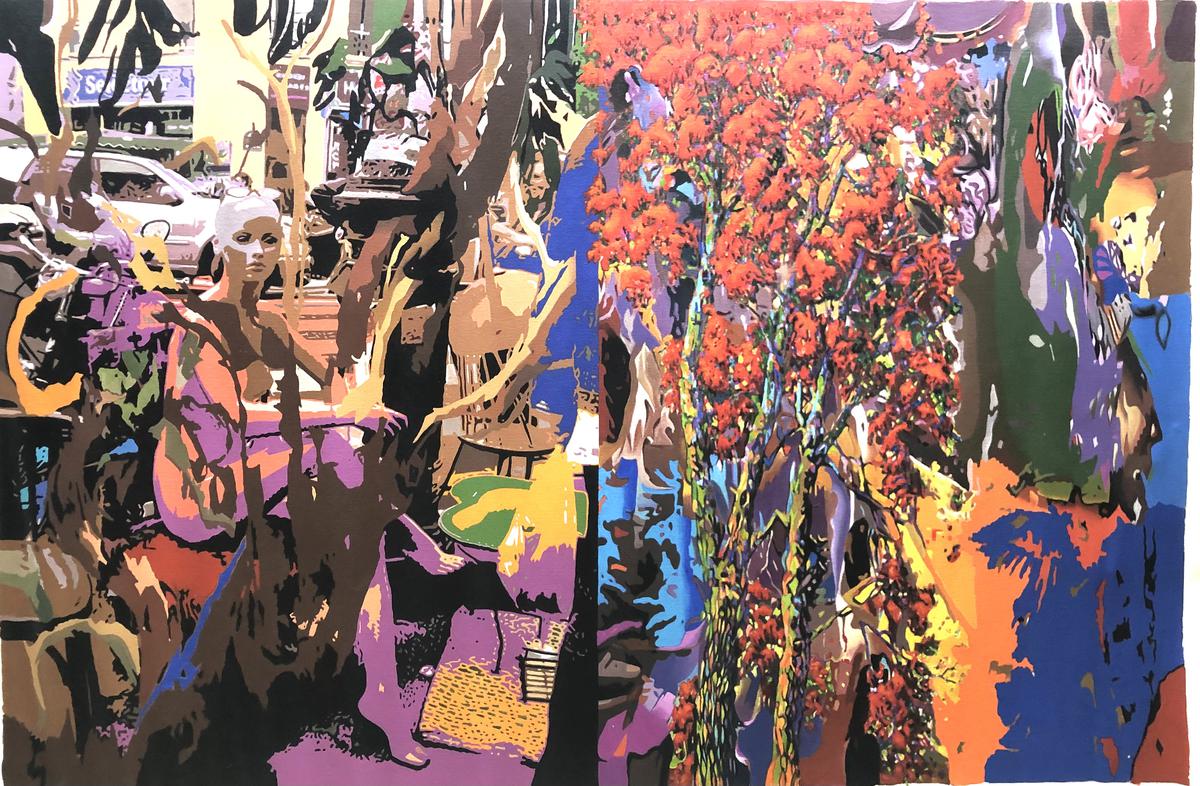 Work by artist Fawad Tamkanat Work by artist Fawad Tamkanat