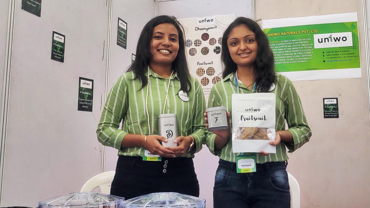 With biscuits made of fruit peels and rice bran, two women win attention at science congress