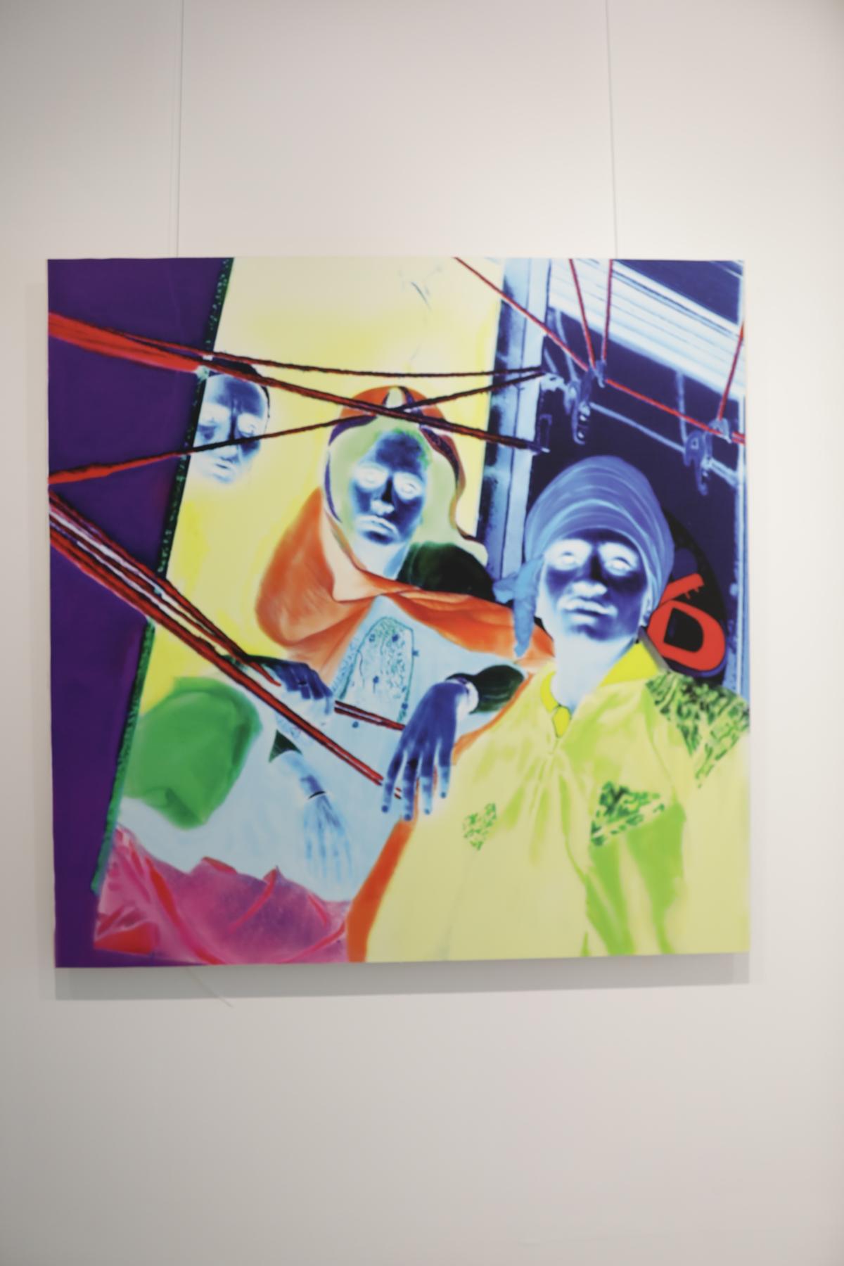 Fotografia exposta na galeria