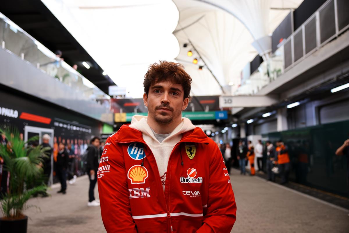 Woe is me: Charles Leclerc has often cut a frustrated figure this season because the car hasn’t allowed him to fight for the world title. |