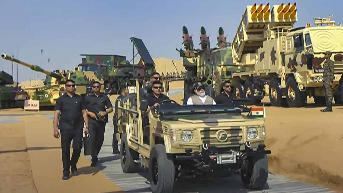 Bharat Shakti exercise tests tri-service fire power, showcases indigenous defence equipment