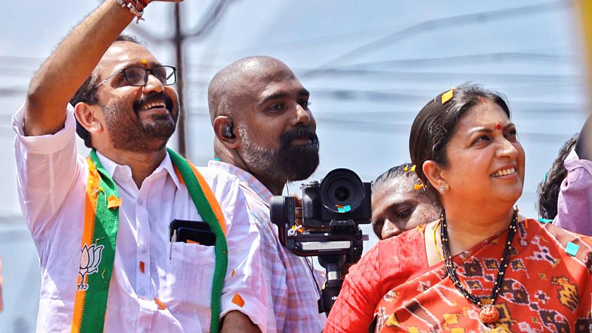 INDIA bloc adopts double stance in Kerala and Delhi: Smriti Irani