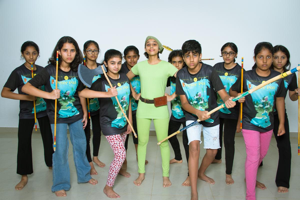 The Bangalore School of Speech and Drama’s cast for Peter Pan 