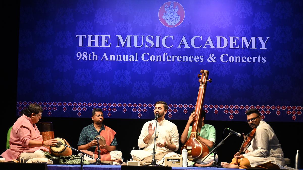 Ashwath Narayanan presents a classy Kamboji at The Music Academy’s December music festival