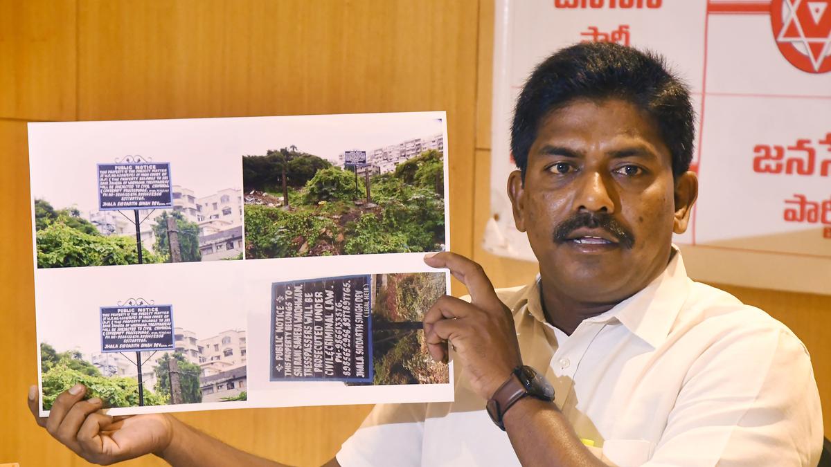 YSRCP MP involved in ₹2,800-crore land scam, alleges JSP leader
