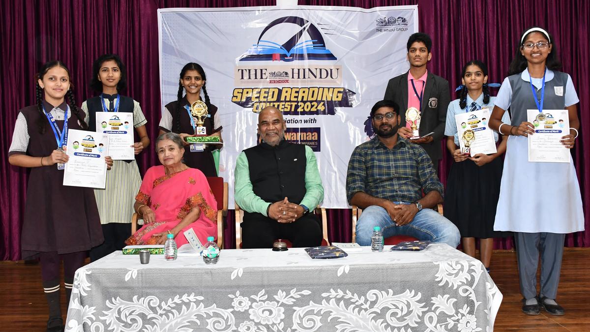 Varsha emerges winner in Speed Reading contest