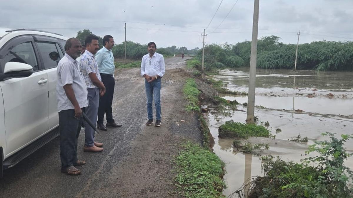 Gadag officer visits rain-affected, flood-prone villages