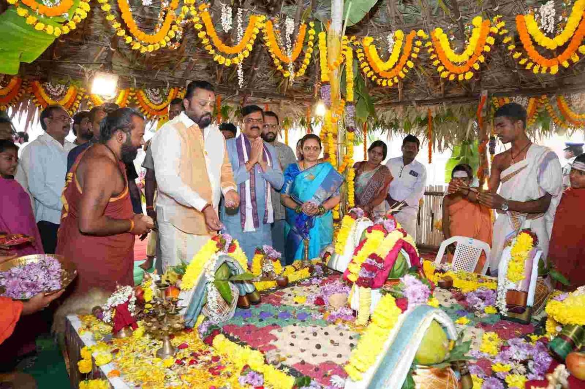 thehindu.com - The Hindu Bureau - Union Minister Suresh Gopi attends GVL Maha Sankranti celebrations in Vizag