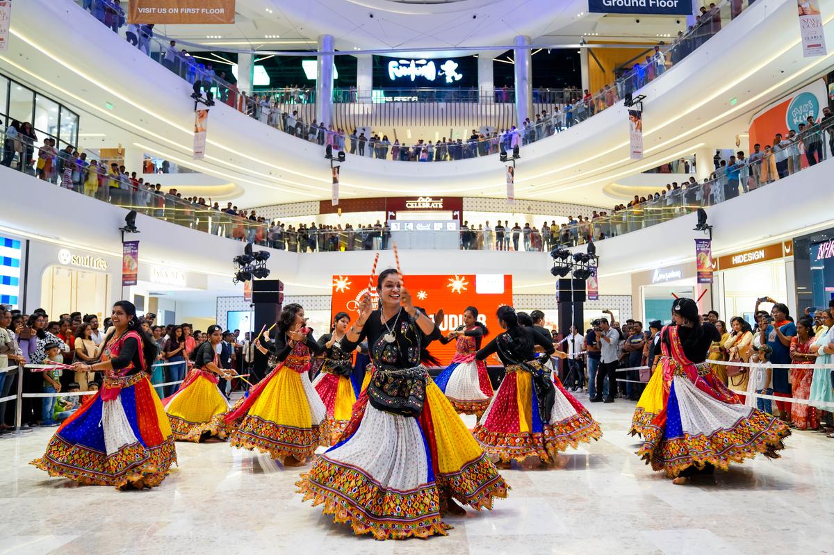 Dandiya event at Lulu Mall Thiruvananthapuram last year