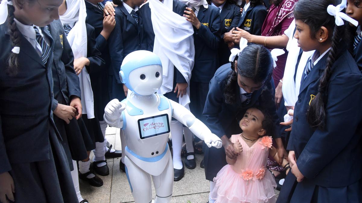 Robot steals the show at Nadakkavu Girls HSS as new academic year kicks in Kozhikode