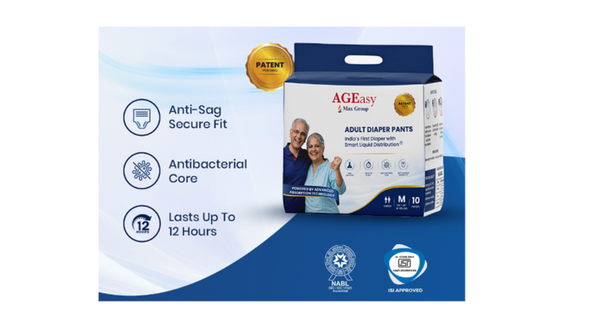 AGEasy Introduces India’s First* Adult Diaper Pants with Smart Liquid Distribution™ Technology