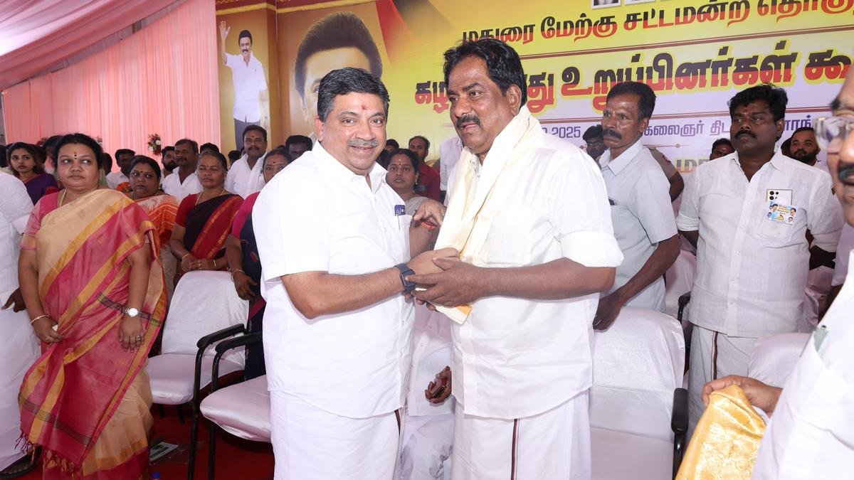 ’We will register a landslide victory in all 10 seats in Madurai district...” says Minister Moorthy at party workers’ meeting