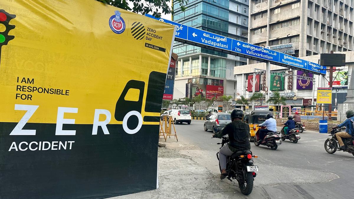 An eye-catching drive to reduce violation of road rules, accidents