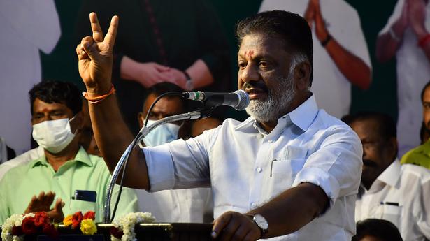 Panneerselvam defends Panruti Ramachandran over Palaniswami’s remarks