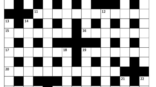The Sunday Crossword No. 3216