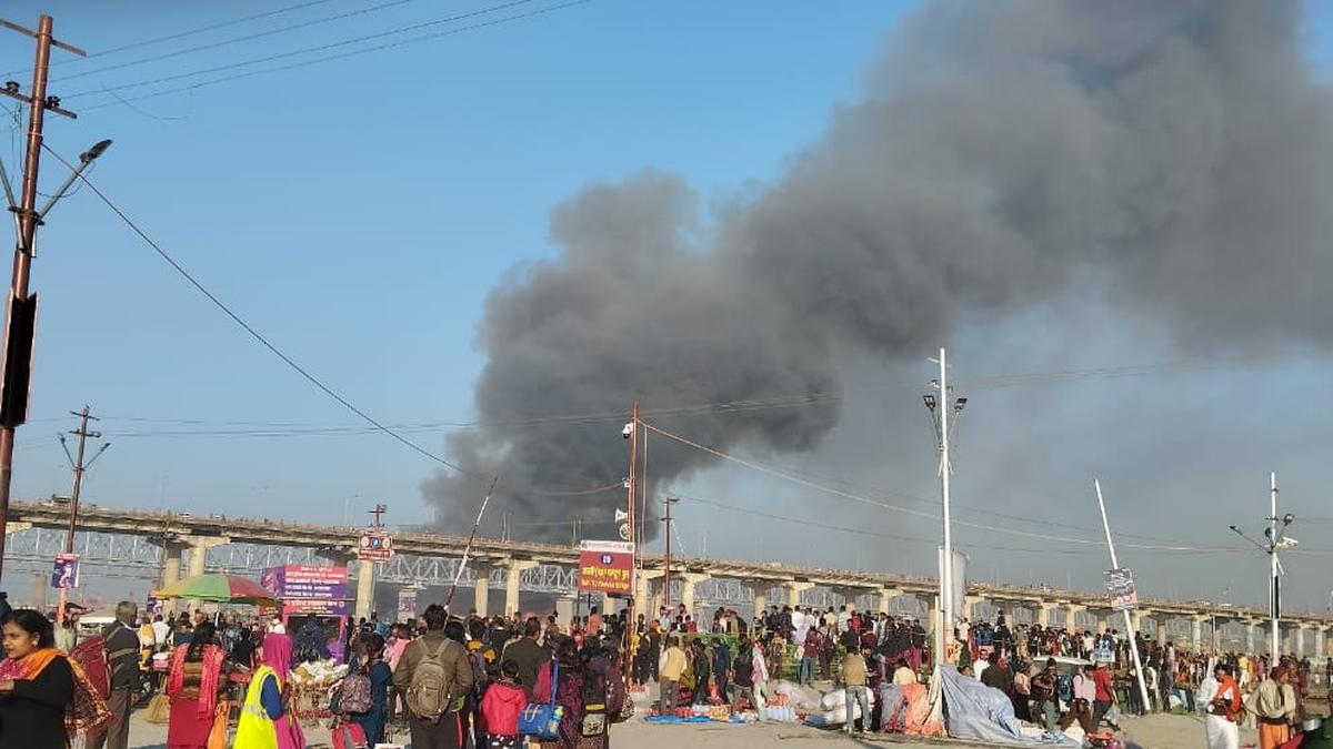 Fire at Maha Kumbh due to cylinder blast: Police