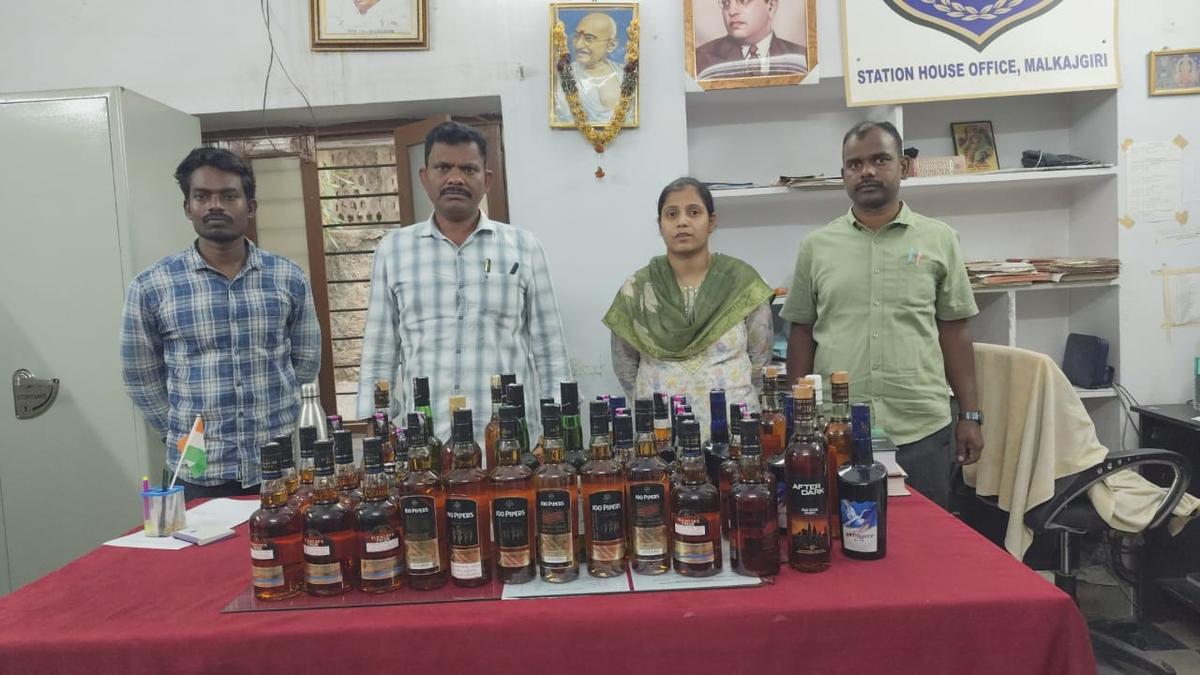 Excise raids net army canteen liquor, ganja hauls