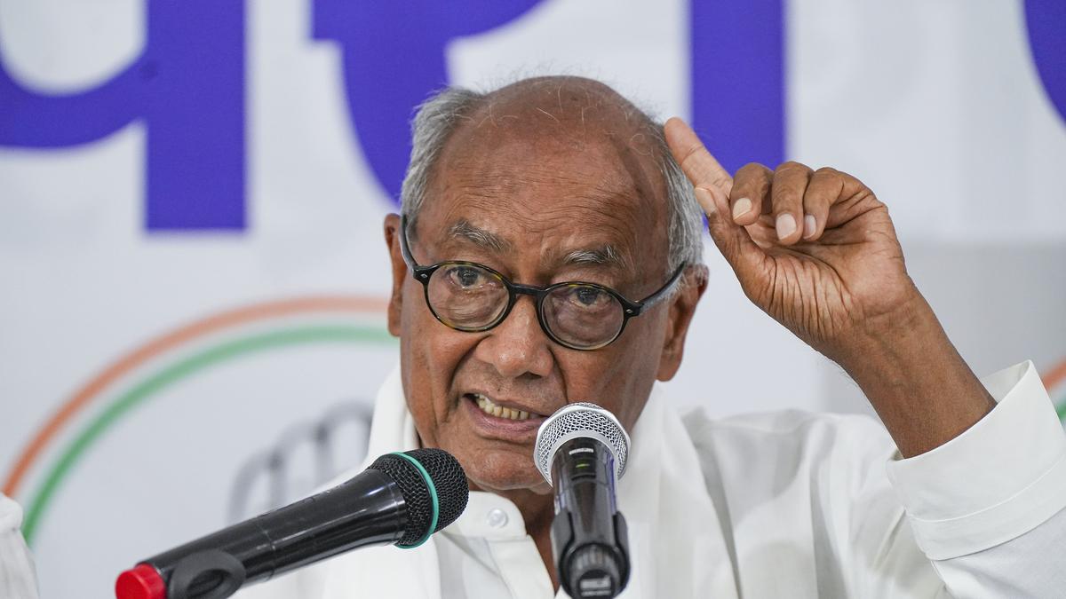 After Congress’ Haryana debacle, Digvijaya Singh raises questions over EVMs