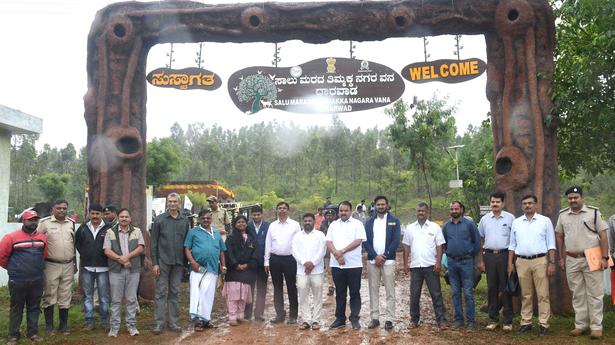 Urban forest in Saalumarada Thimmakka’s name comes up in Dharwad