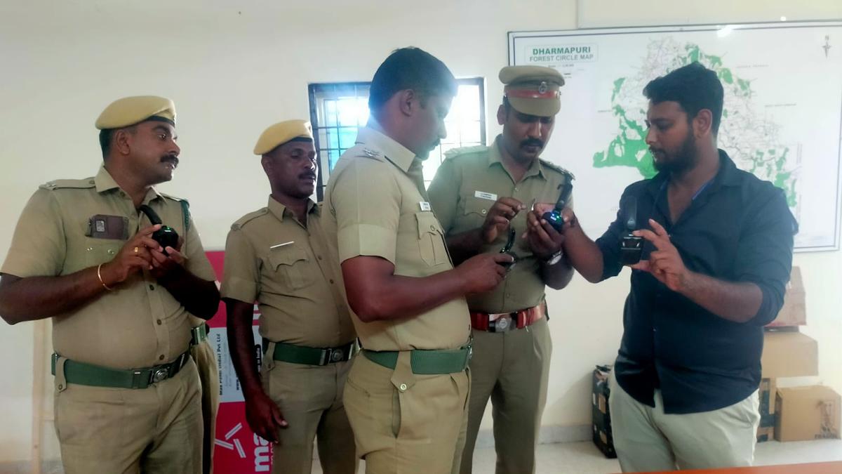 Hosur Forest Division inducts body-worn cameras for its patrol teams