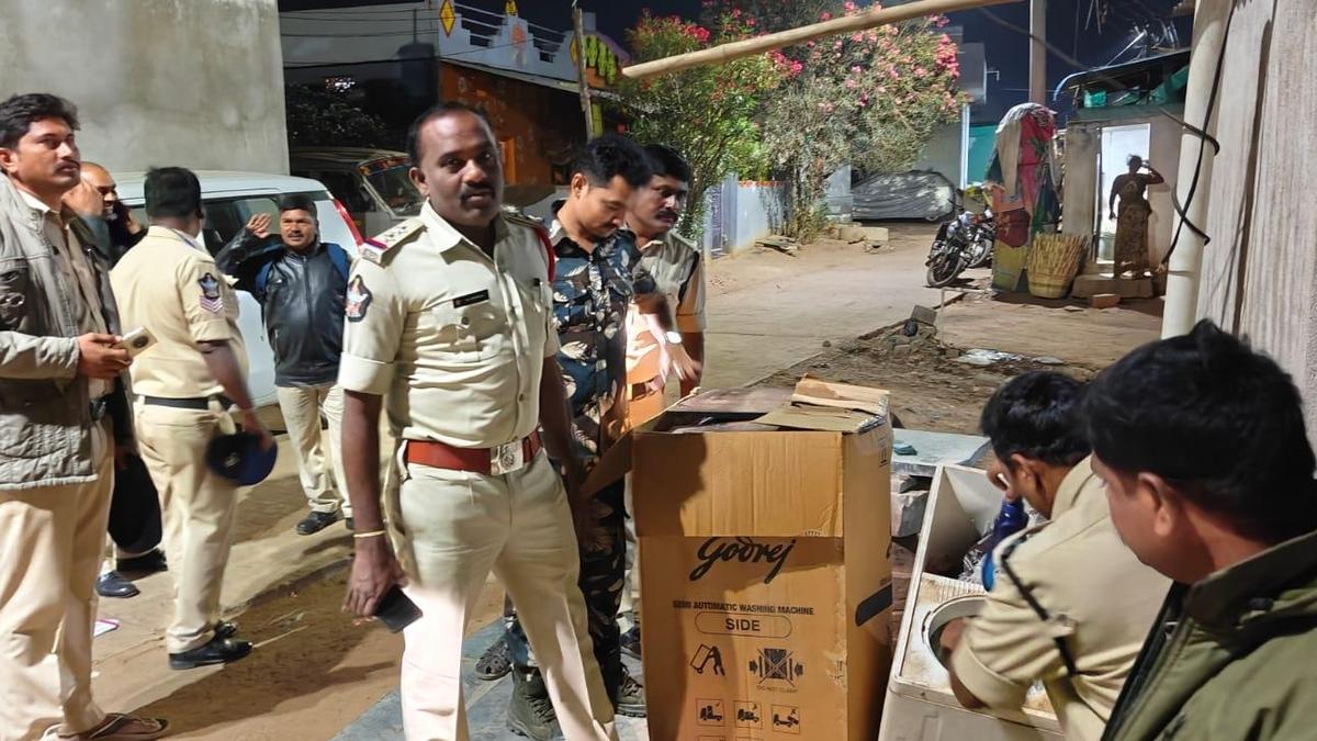 Cordon-and-search operation in Ahobilam; more than 280 liquor bottles seized