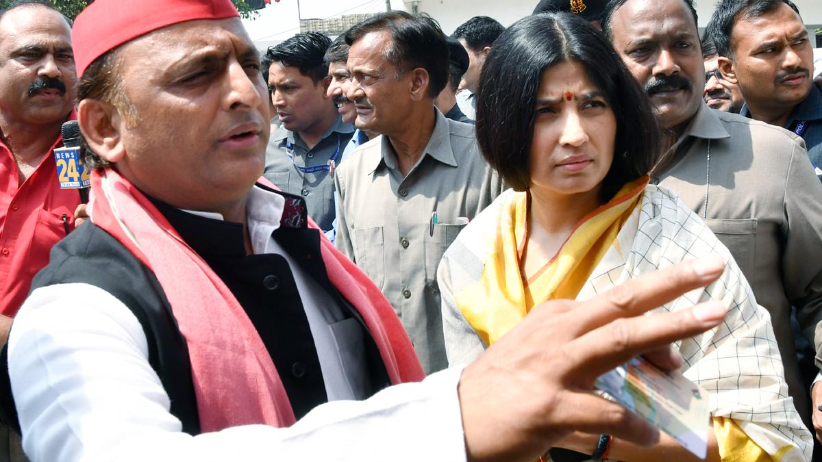 BJP workers trying to loot booths in Mainpuri, alleges Samajwadi Party chief Akhilesh Yadav