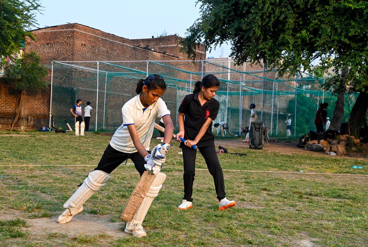 Girls practising at the Sai Sports Academy in Madhya Pradesh’s Chhatarpur town. Girls practising at the Sai Sports Academy in Madhya Pradesh’s Chhatarpur town.