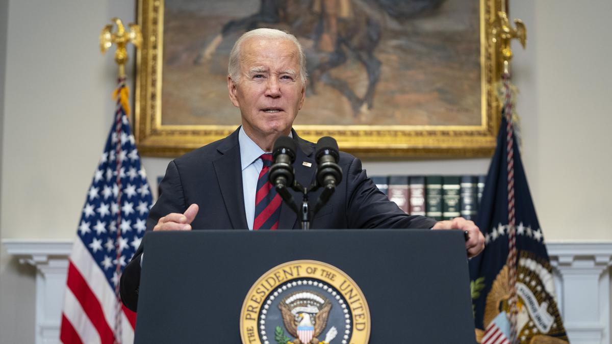 Biden says he had to use Trump-era funds for the border wall. Asked if barriers work, he says 'No'