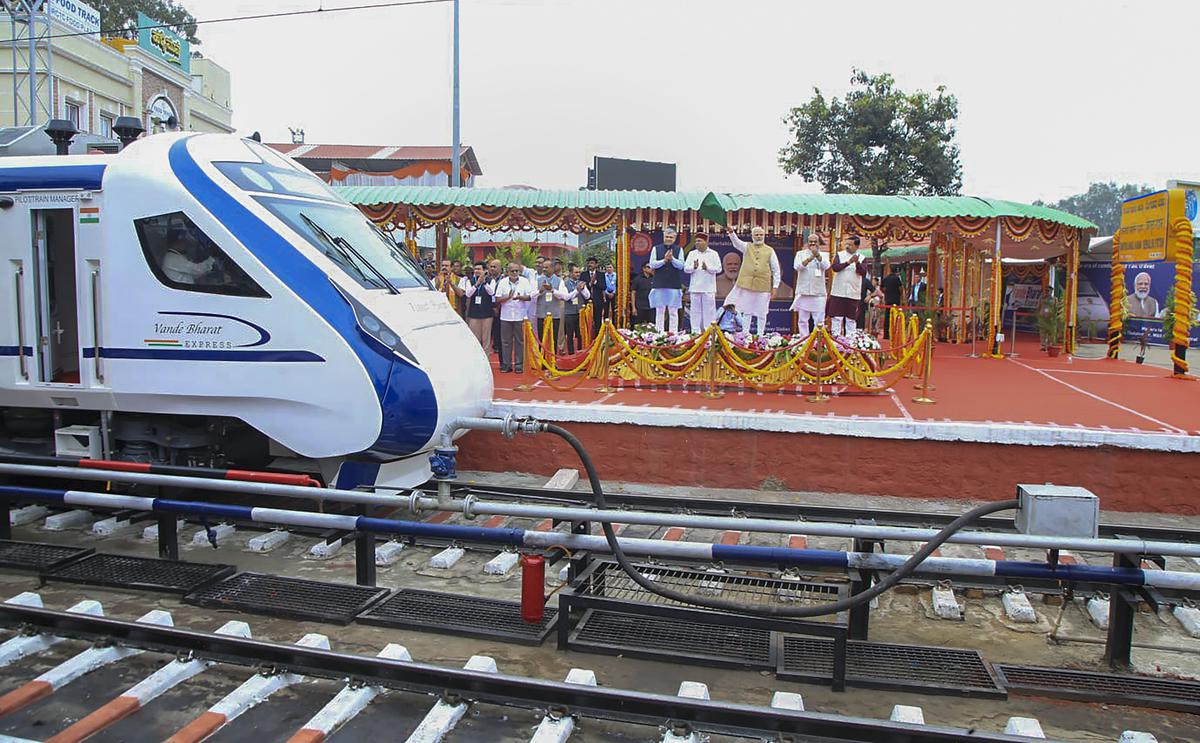 PM flags off south India’s first Vande Bharat Express train between Mysuru-Chennai