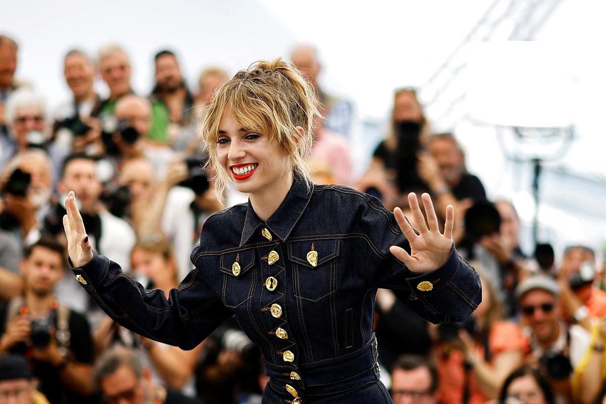 Cast member Maya Hawke poses