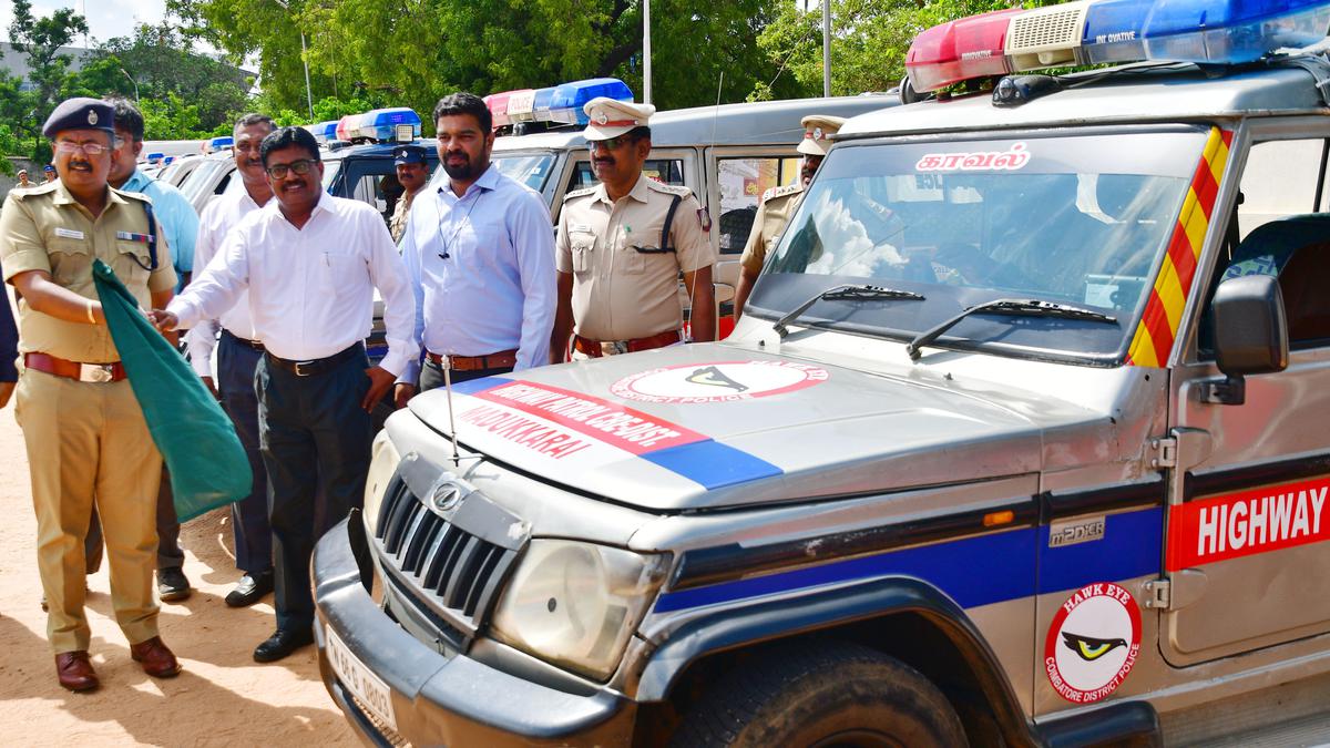 Coimbatore District Police launch camera-mounted patrol vehicles
